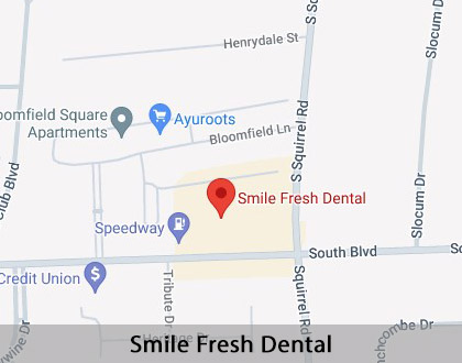 Map image for Options for Replacing Missing Teeth in Auburn Hills, MI